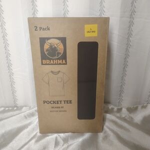 Brahma Black Pocket Tee 2 Pack - Moisture Wicking